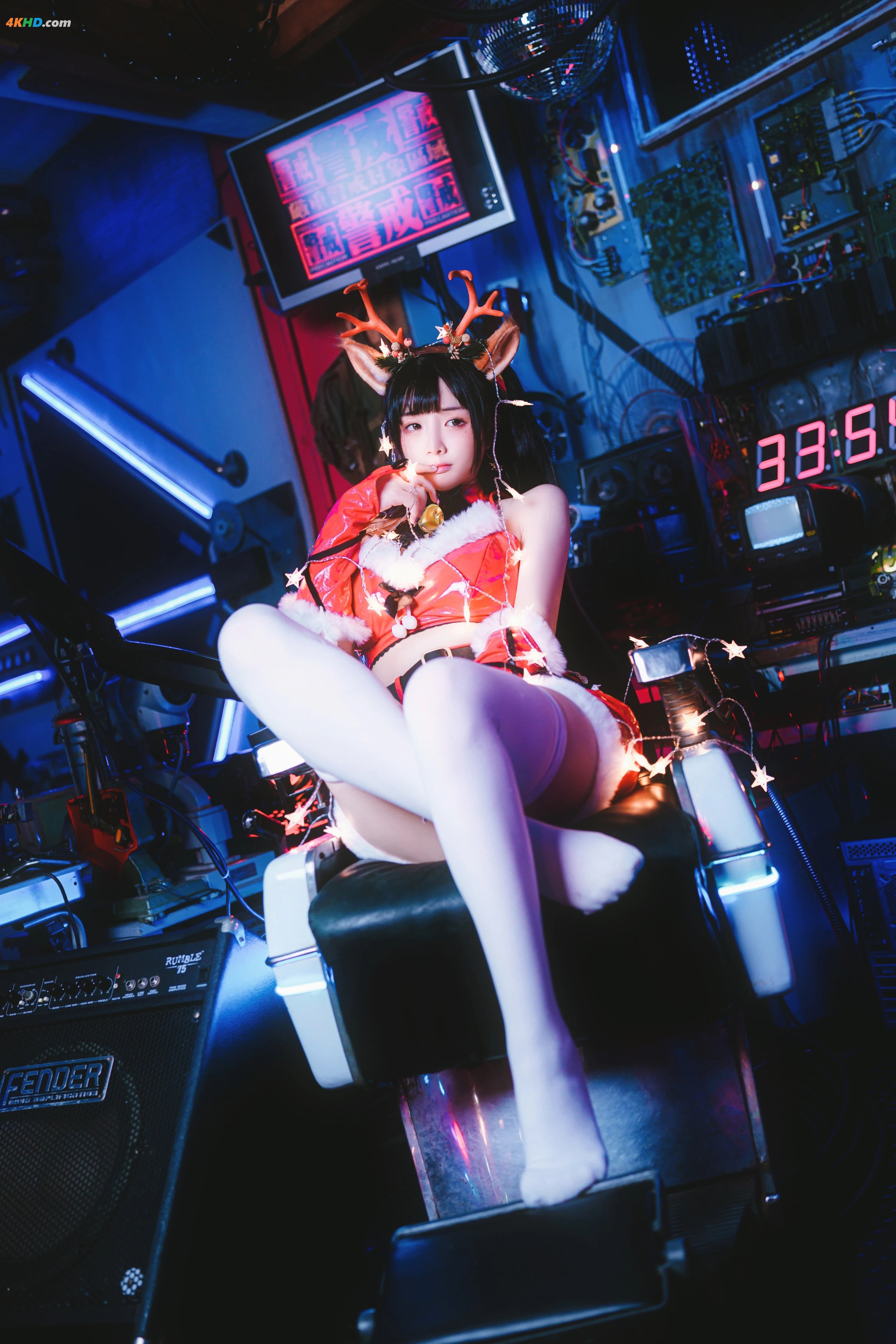 cosplay 落落Raku Dear Deer[ 437MB-63photos]